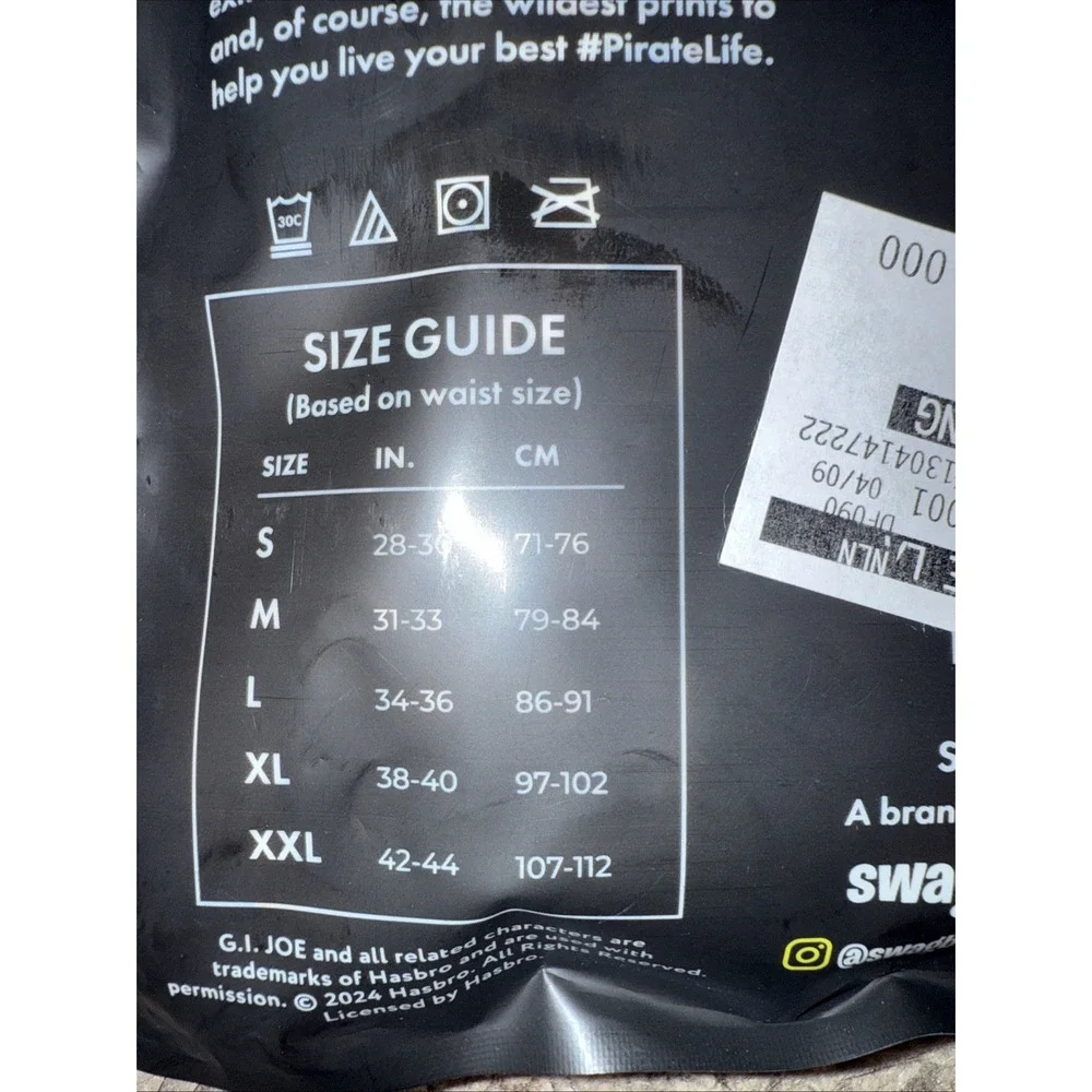 Lot Of 3 Variety of‎  SWAG Men's Boxer Briefs Underwear Size Large 34-36